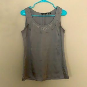 Eddie Bauer small gray/silver polyester tank